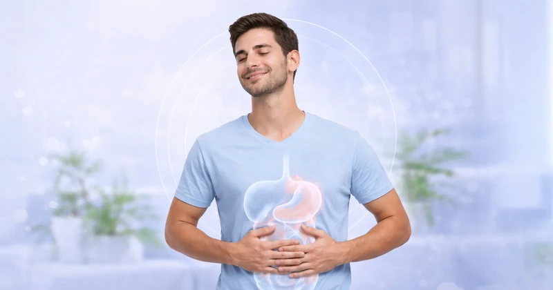 Digestive wellness consultation with hydration and food routine focus
