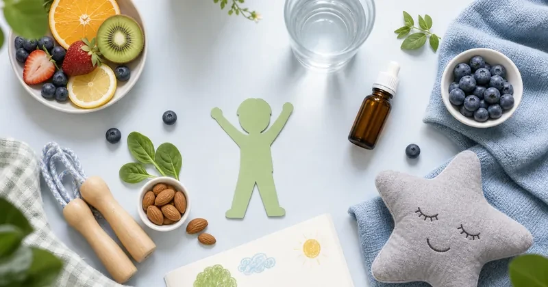 Child wellness and immunity consultation with a warm clinic feel