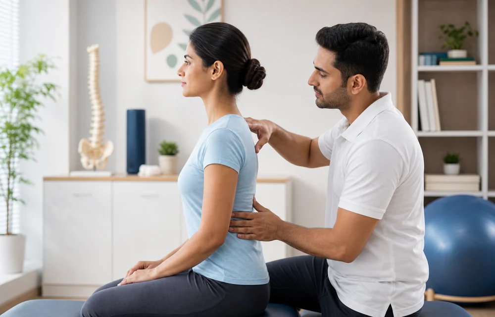 Chiropractic posture consultation for spinal alignment and mobility support