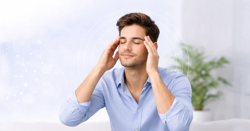 Mind-body wellness consultation scene with calming natural light